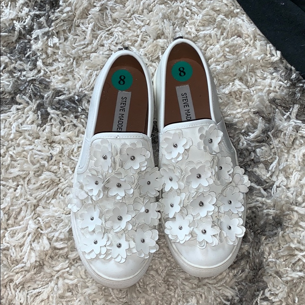 White Steve Madden shoes